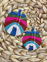 Load image into Gallery viewer, Macrame Feather Earrings
